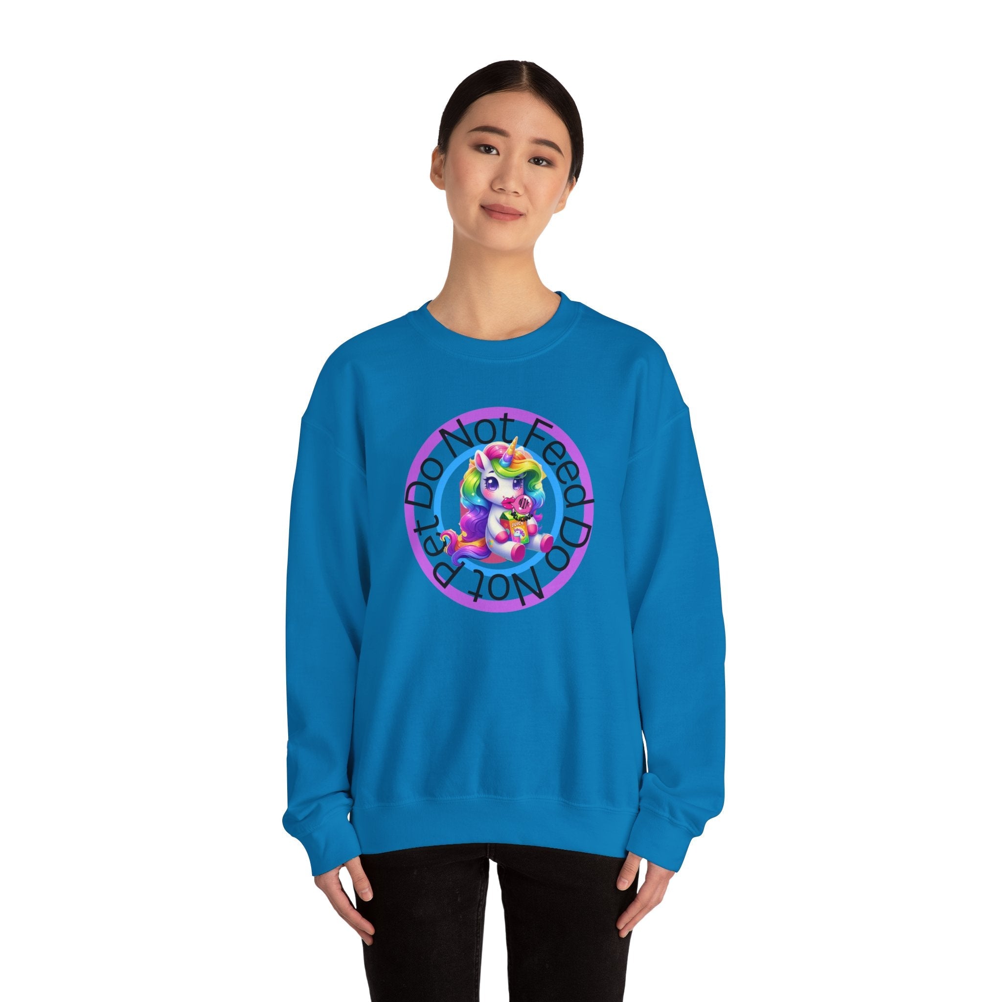 Pet Unicorn Sweatshirt Unisex Heavy Blend™ Crewneck Sweatshirt